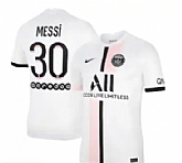 Men's Paris Saint-Germain #30 Lionel Messi White Thailand Soccer Jersey,baseball caps,new era cap wholesale,wholesale hats